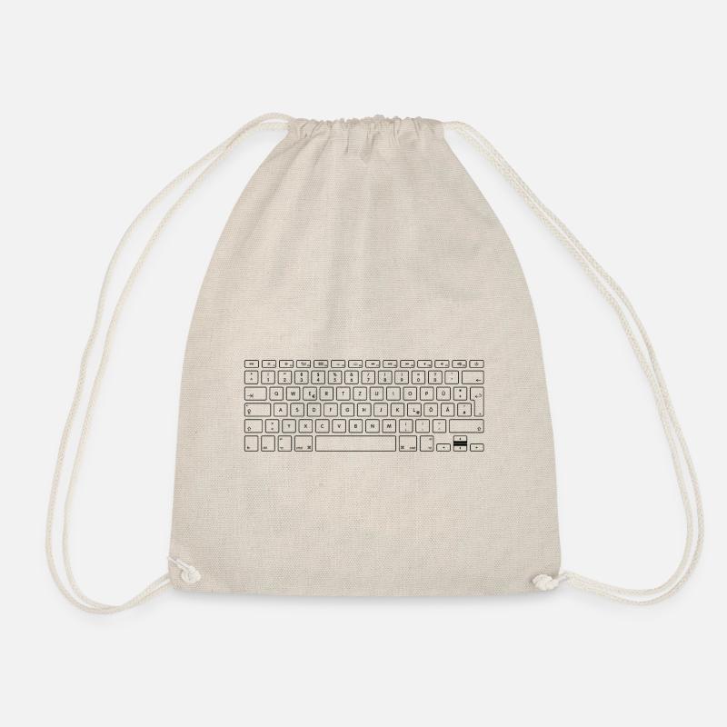 PC Tastatur - Turnbeutel - Natur