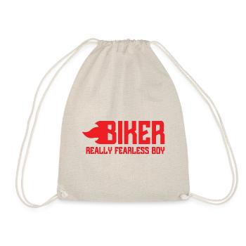 Biker - Drawstring Bag - nature - Front