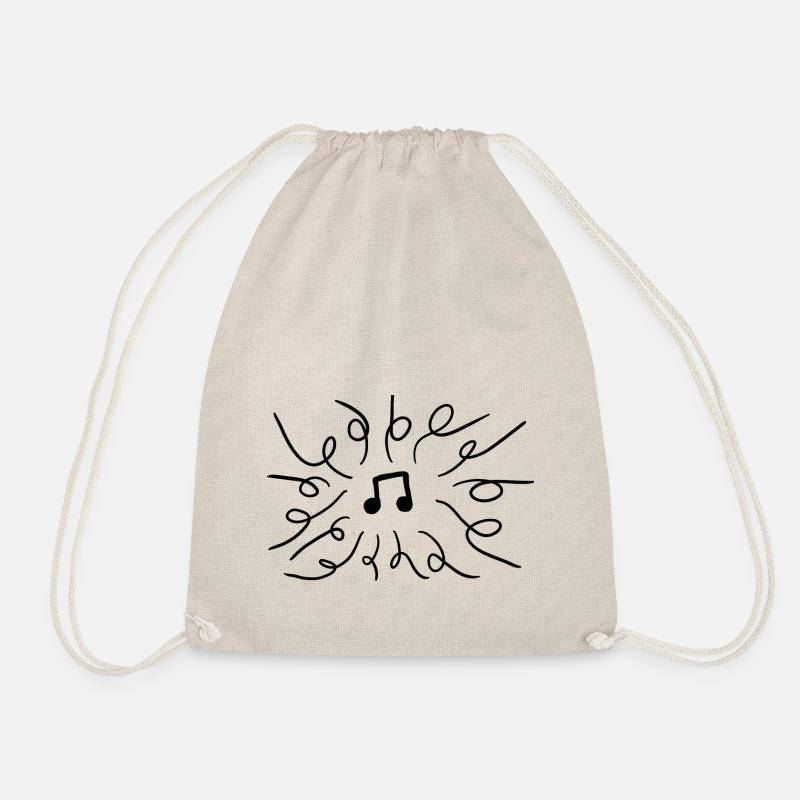Note avec des rayures - Sac de sport léger - nature