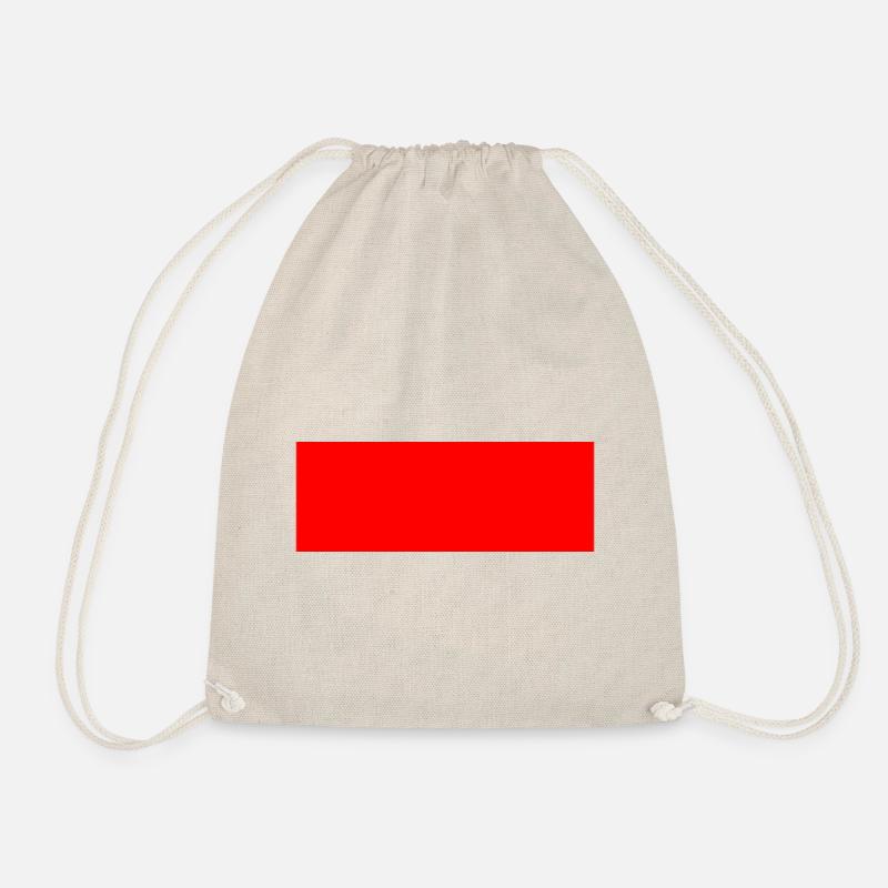 Red bar - Drawstring Bag - nature
