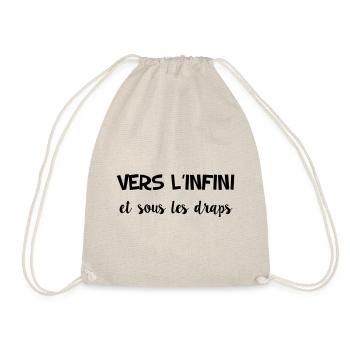 vers l infini et sous les draps - Sac de sport léger - nature - Devant