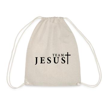 jésus équipe croix - Sac de sport léger - nature - Devant