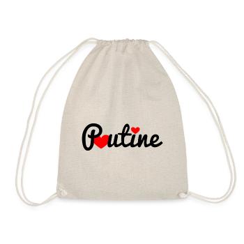 Poutine - Sac de sport léger - nature - Devant
