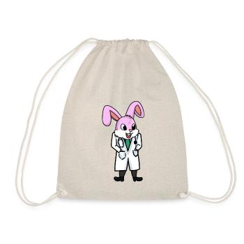 Doctor Doctors Hospital Rabbit Rabbit Children Child - Drawstring Bag - nature - Front