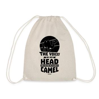The Voices In My Head Are Telling Me To Hug A Came - Turnbeutel - Natur - Vorne