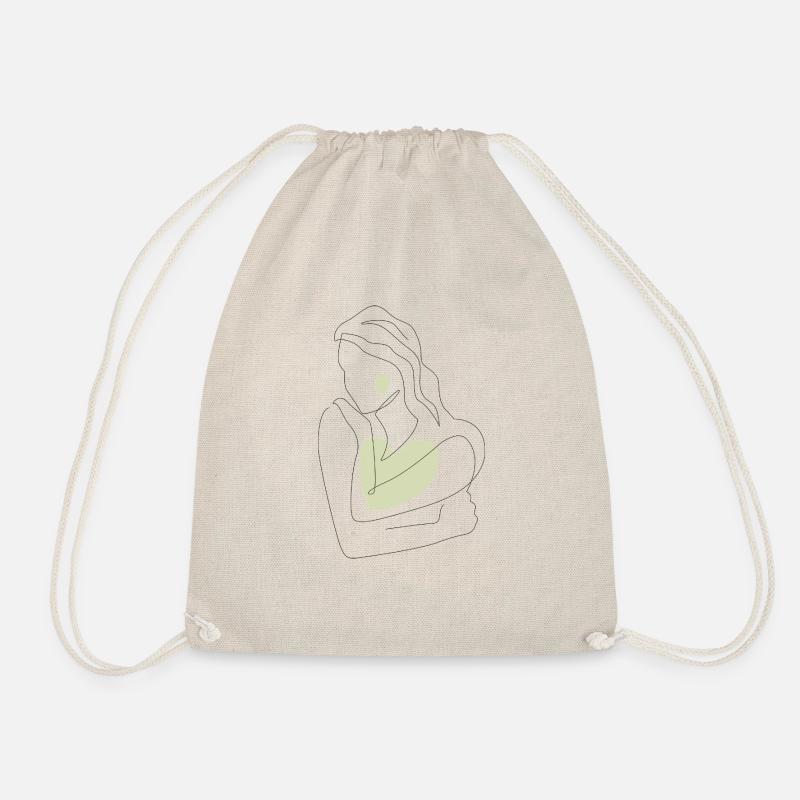 Female love - Drawstring Bag - nature