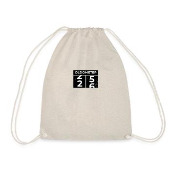 Oldometer 26th Birthday Funny Slogan Turning 26 - Drawstring Bag - nature - Front