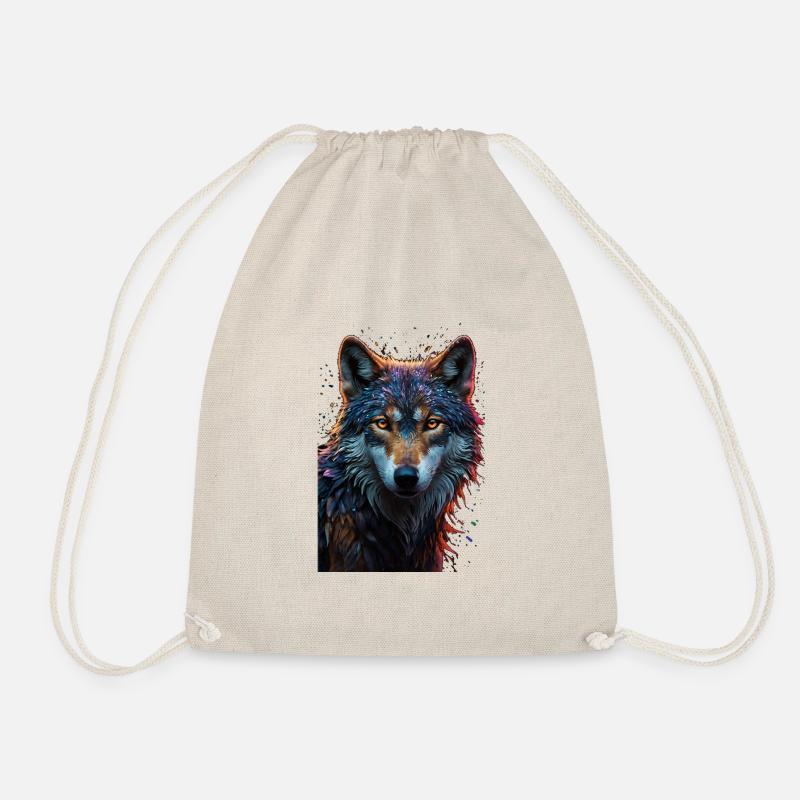 Wolf - Turnbeutel - Natur