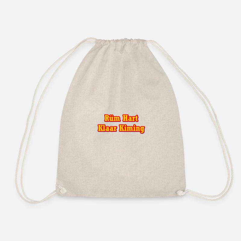 Rum Hart, Klaar Kiming - Drawstring Bag - nature