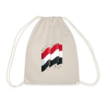 Egypte Drapeau Hurghada Afrique Drapeau égyptien - Sac de sport léger - nature - Devant