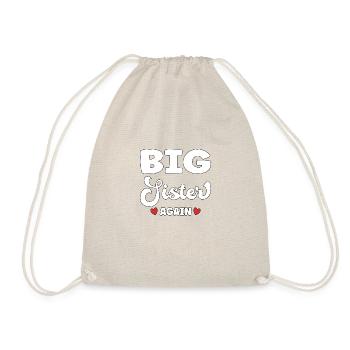 Big Sister Again – Dire grossesse - Sac de sport léger - nature - Devant