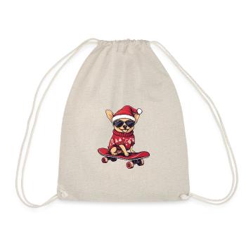 Chihuahua Chien Noël Drôle - Sac de sport léger - nature - Devant