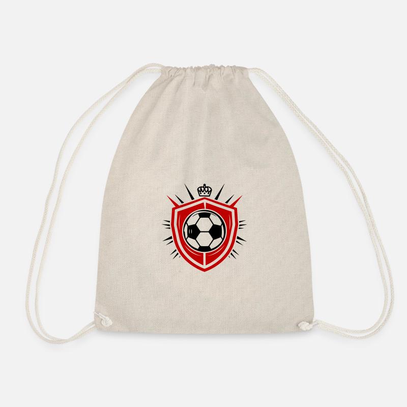 Fussball Logo Mannschaft - Turnbeutel - Natur