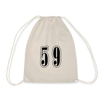 59 Symbole numérique - Sac de sport léger - nature - Devant