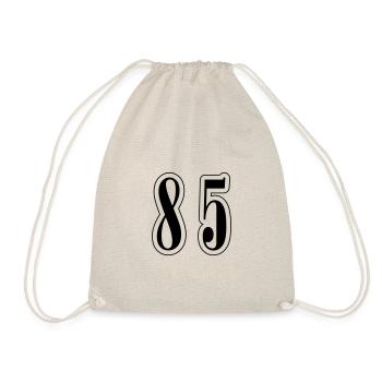 85 Symbole numérique - Sac de sport léger - nature - Devant