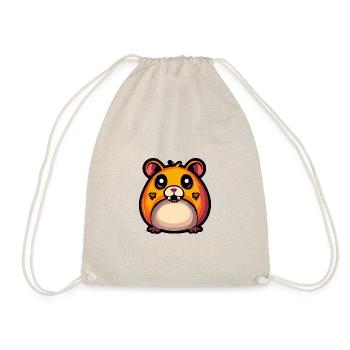 Hamster Halloween Animal - Drawstring Bag - nature - Front