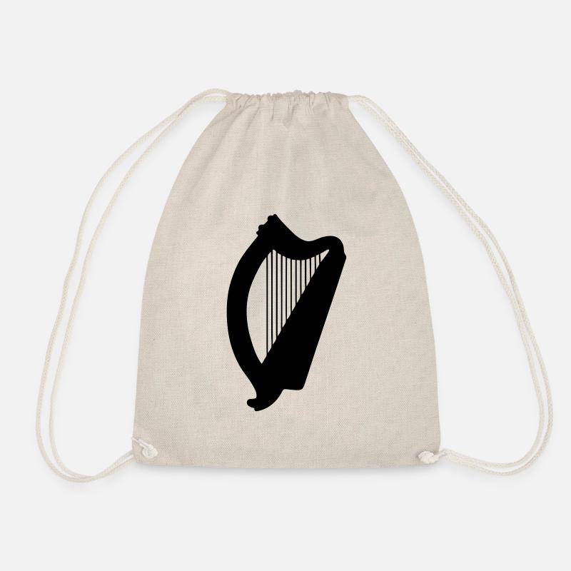 keltisches harfensymbol irisch irland - Turnbeutel - Natur