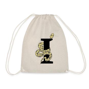 Lettre i serpent - Sac de sport léger - nature - Devant