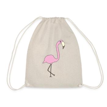 Rose flamant rose - Sac de sport léger - nature - Devant