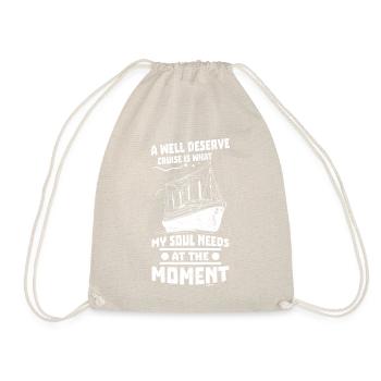 Cruise Ship Boat Captain Holiday Holidays - Drawstring Bag - nature - Front