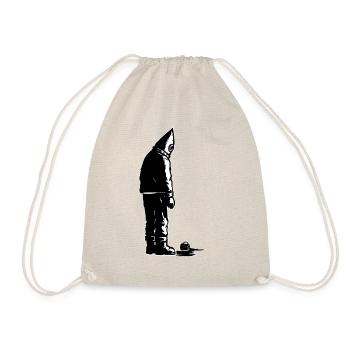 Coffeenaut Black and White Space Explorer - Turnbeutel - Natur - Vorne