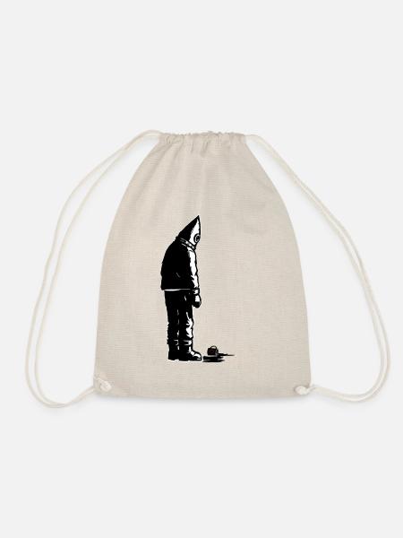 Coffeenaut Black and White Space Explorer - Turnbeutel - Natur