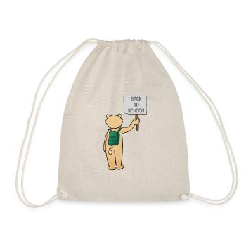 Back to School - Drawstring Bag - nature - Front