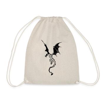 Dragon - Drawstring Bag - nature - Front