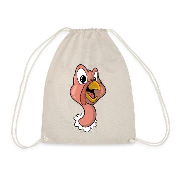 Thanksgiving Turkey Costume - Drawstring Bag - nature - Front