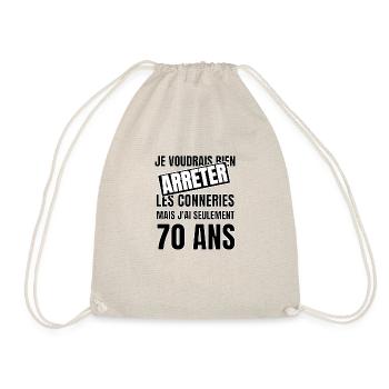 70 ans - Sac de sport léger - nature - Devant