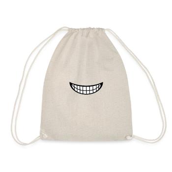 Dents blanches brillantes - bouche - masque facial - Sac de sport léger - nature - Devant