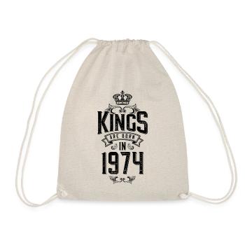 kings are born 1974 - Drawstring Bag - nature - Front