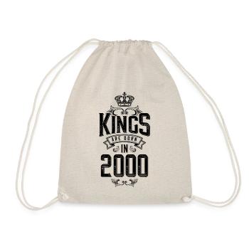 kings are born 2000 - Drawstring Bag - nature - Front