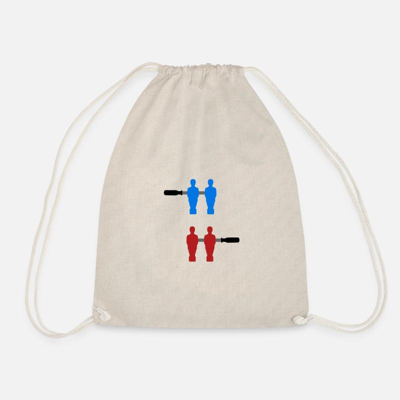 table football - Drawstring Bag - nature