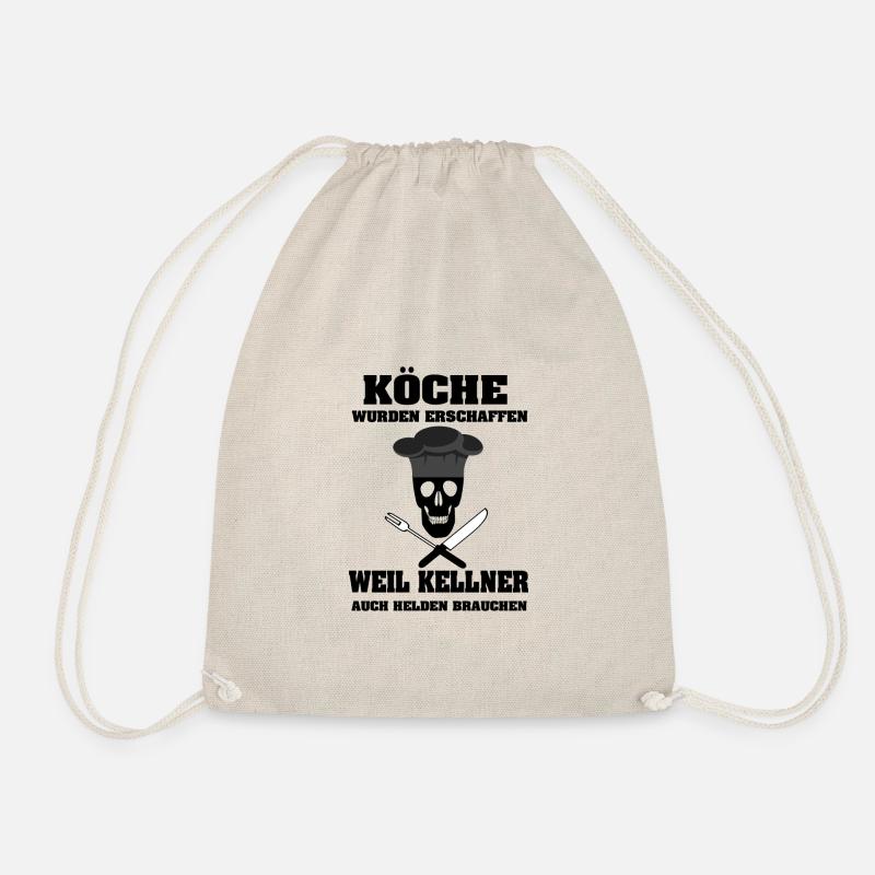 Koch Kellner cooler Spruch - Turnbeutel - Natur
