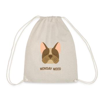 français bulldog humeur du lundi - Sac de sport léger - nature - Devant