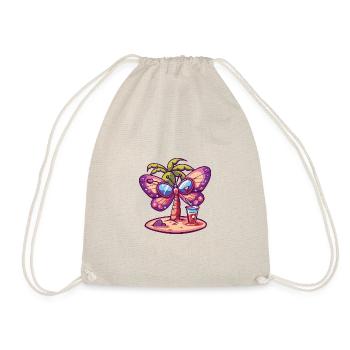 Papillon Été Plage Bande Dessinée - Sac de sport léger - nature - Devant