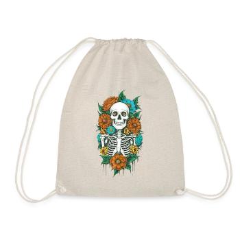 Squelette floral 2 - Sac de sport léger - nature - Devant