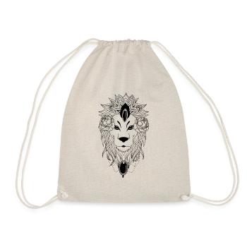 Lion - Drawstring Bag - nature - Front