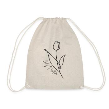 Stay Positive Flower - Drawstring Bag - nature - Front