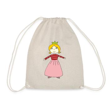 Little princess - Drawstring Bag - nature - Front