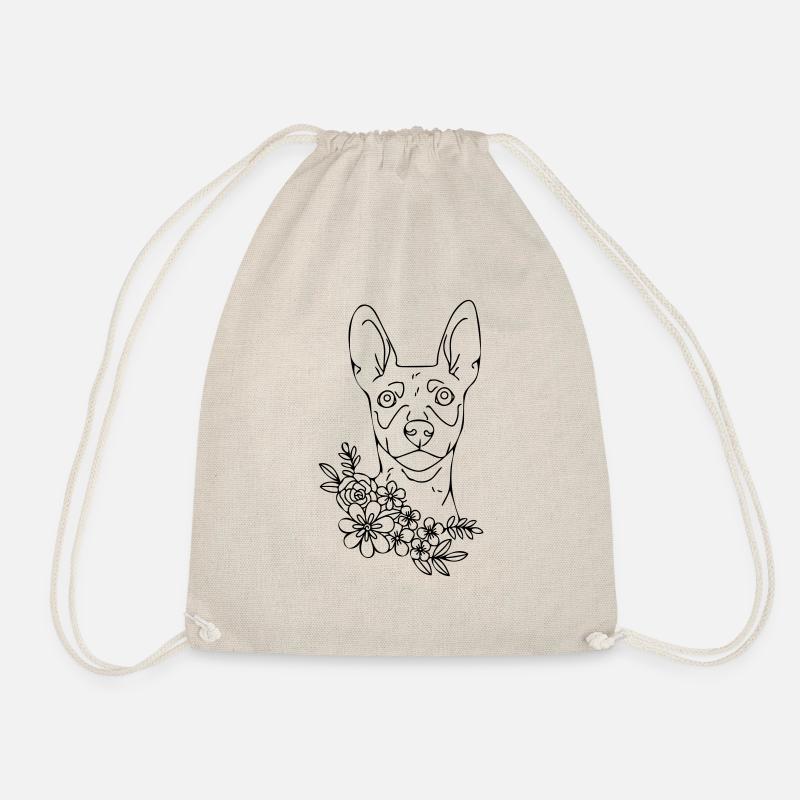 dog - Drawstring Bag - nature
