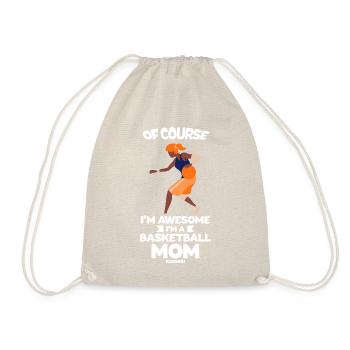 Bien sûr, je suis géniale, je suis une maman de basket-ball - Sac de sport léger - nature - Devant