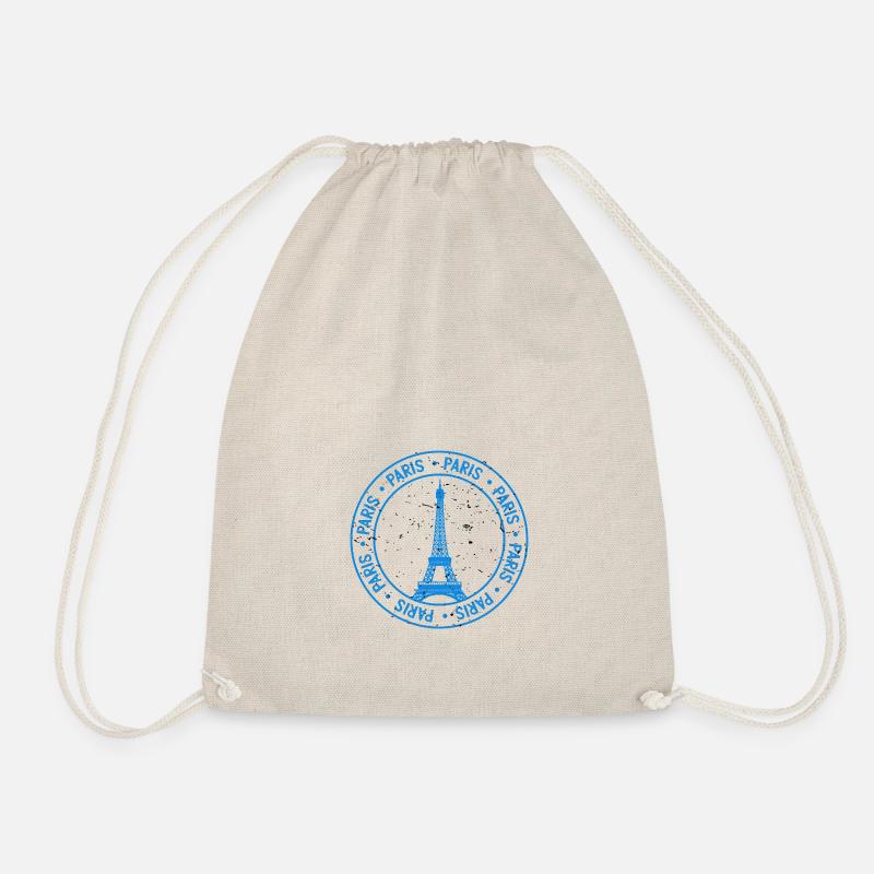 Paris Emblem Eiffelturm - Turnbeutel - Natur