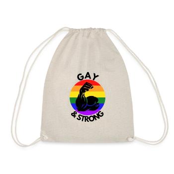 Gay And Strong Fitness - Sac de sport léger - nature - Devant