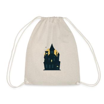 Halloween Gruselig Horror Haus Dracula Fledermaus - Sac de sport léger - nature - Devant