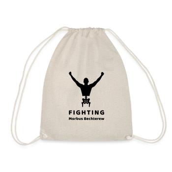 Fighting Bechterew's disease - Drawstring Bag - nature - Front