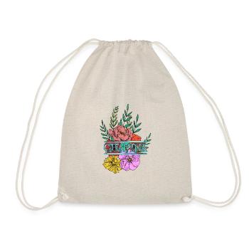 Guatemala Guatemalan Flag DNA I Gift - Drawstring Bag - nature - Front