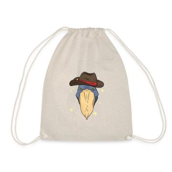 Shoebill Bird Ornithologist Forest I Gift - Drawstring Bag - nature - Front