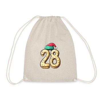 28 Nombre Noël - Sac de sport léger - nature - Devant